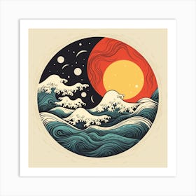 Great Wave 22 Art Print