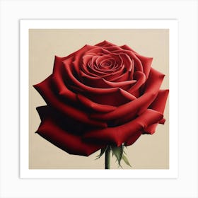 Red Rose 16 Art Print