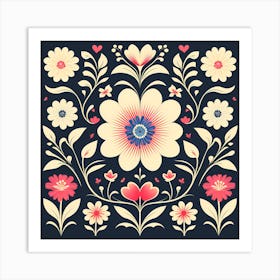 Floral Pattern Art Print