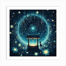 Starry Night paintings art print Art Print