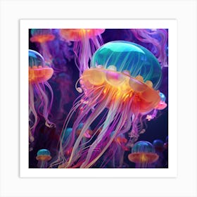 Jellyfish 6 Art Print