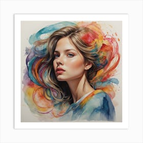 "Whirlwind of Beauty and Thoughts" Art Print