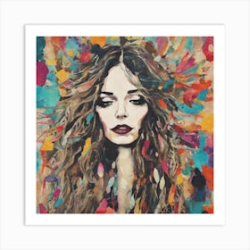 She Always Wears Neutrals But Has The Most Colorful Mind Art Print Art Print