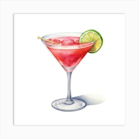 Margarita Cocktail 1 Art Print