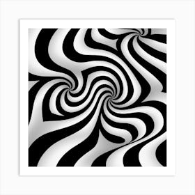 Black And White Swirls Art Print