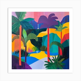 Abstract Travel Collection Mayotte 4 Art Print