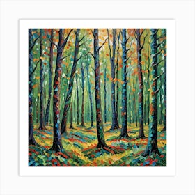 Autumn Forest 5 Art Print