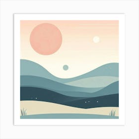 Landscape Painting 73 Art Print