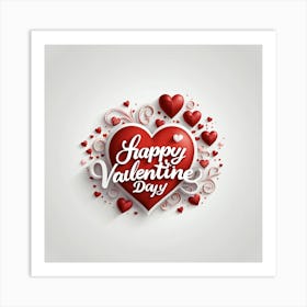 Happy Valentine Day 5 Art Print