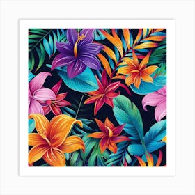 Lush Blooms (4) Art Print