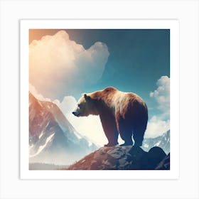 Mountain Bear Art Print