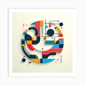 Abstract Geometric Design Art Print