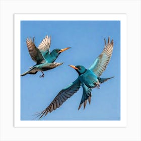 two beautiful birds Art Print