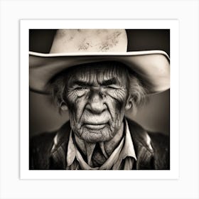 Cowboy Legend Art Print