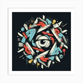 Eye Of The Gods Art Print