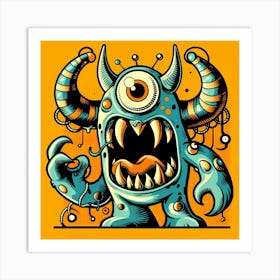 Monster Monster Monster 1 Art Print