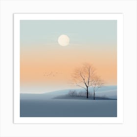 Winter Landscape Art Print