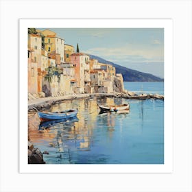 Palazzo's Palette: Coastal Impressions Art Print