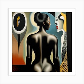 Nude Woman 4 Art Print