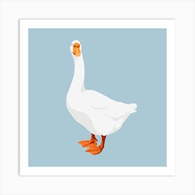 White Goose 1 Art Print