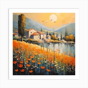 Vivid Reverie on Canvas Art Print