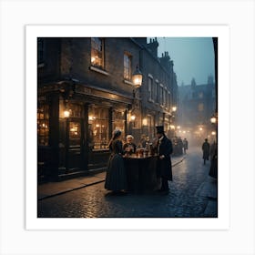 London Street Scene 3 Art Print