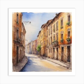 Street In Italy Art Print