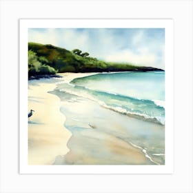 Galapagos Islands, Beach Art Print