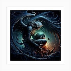 Demon 1 Art Print