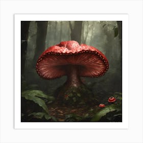 Giant Mushroom Art Print