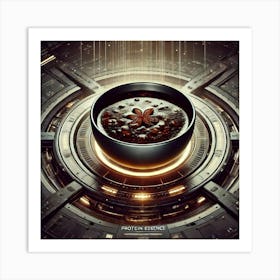 Tiyula Itum Protein Essence Scifi Art Print