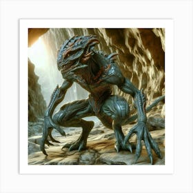 Alien Creature Art Print