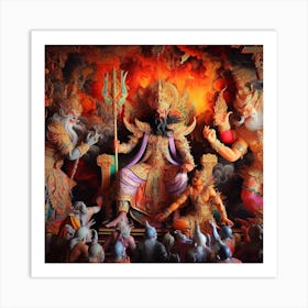 King Ravana Art Print