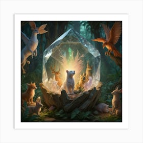 Crystal Sphere Art Print