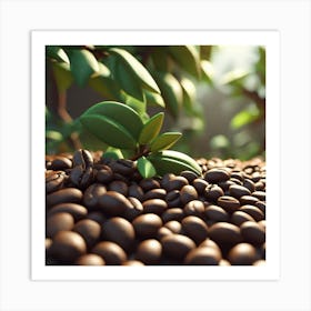 Coffee Beans 89 Art Print