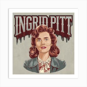 Ingrid Pitt tribute Art Print