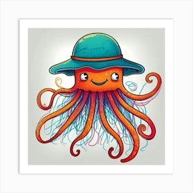 Octopus 102 Art Print