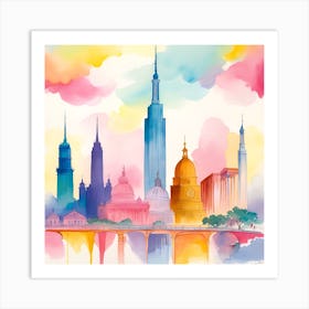 New York City Skyline Art Print