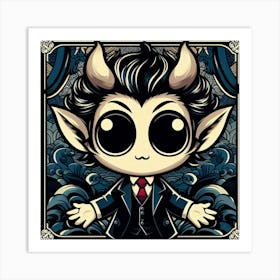 Devil Boy Art Print