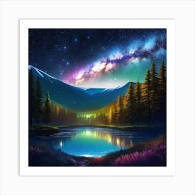 Milky Way 53 Art Print