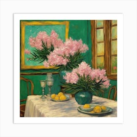 Oleanders, Vincent Van Gogh Dining Room Art Print