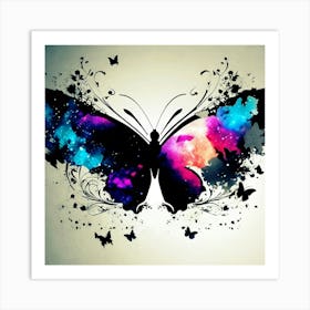 Butterfly Painting Art Print