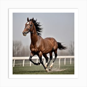 Horse Galloping 10 Art Print