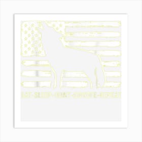 Eat Sleep Hunt Coyote Repeat Art Print