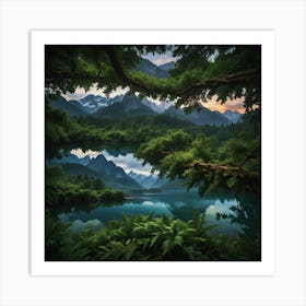 Fern Forest 1 Art Print