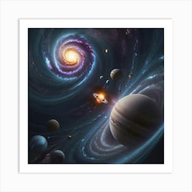 Astronomy In Space Art Print