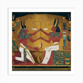 Egyptian Justice Art Print