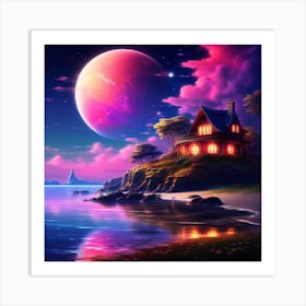 House On The Beach 4 Art Print