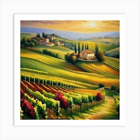 Tuscan Countryside 16 Art Print