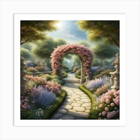 Garden Path 7 Art Print